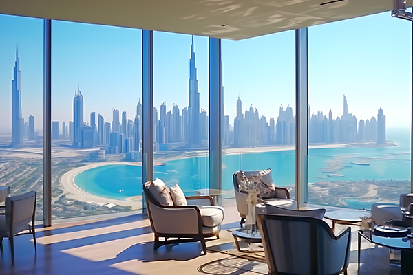 Luxury Dubai lifestyle scene